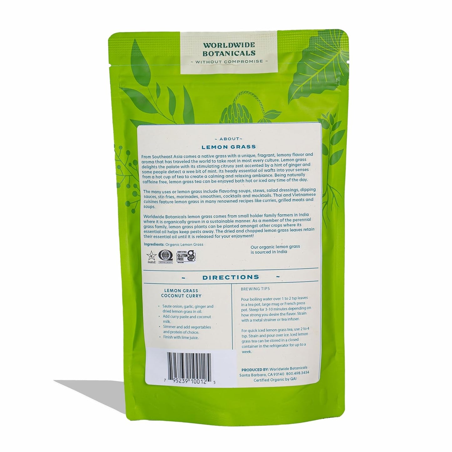 Organic Lemon Grass Leaves