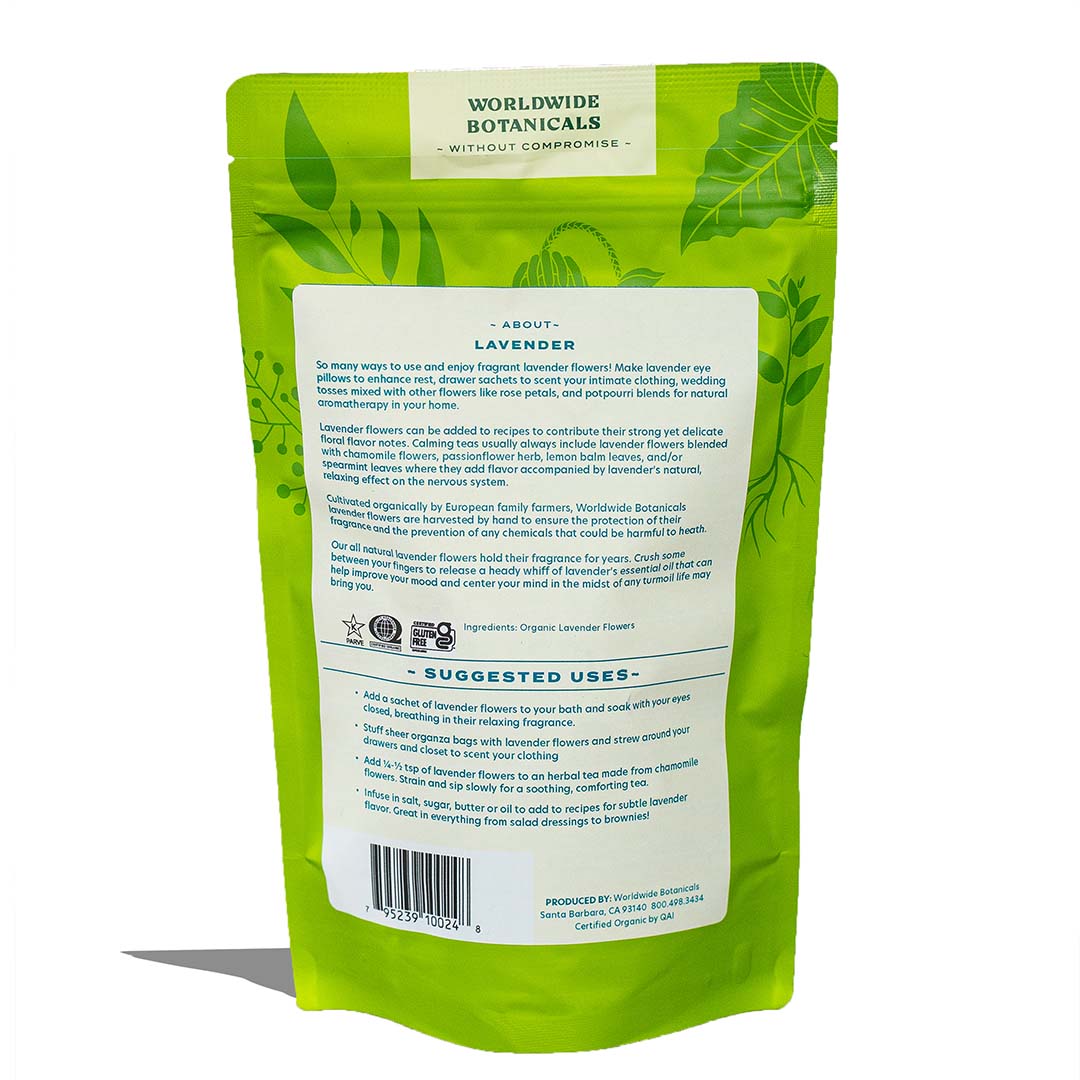 Organic Lavender Flowers 4 Ounce