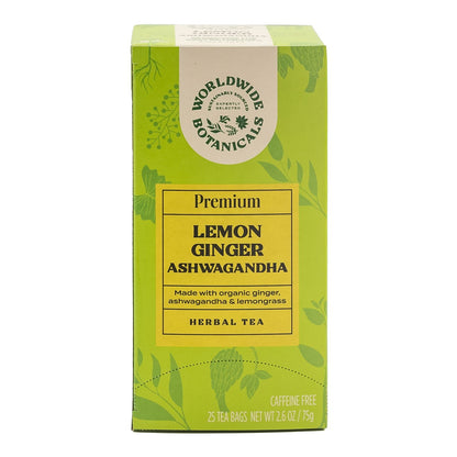 Lemon Ginger Ashwagandha Tea