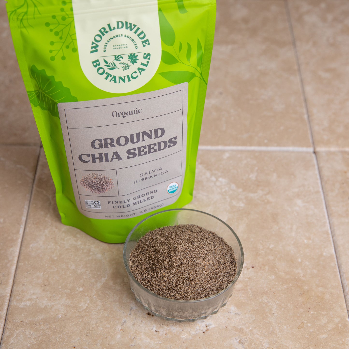 Organic Chia Seeds Ground